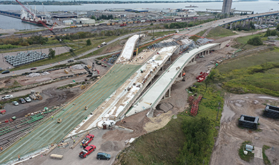 Photo: Garfield Avenue interchange in Duluth.